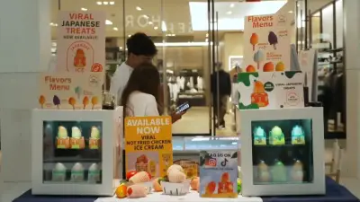 Japanese ice cream stand that serves ice cream shaped like a fruit lands at Aventura Mall