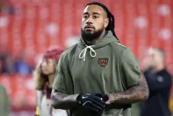 Commanders’ Frankie Luvu expresses relief after 1-game suspension is reduced to fine