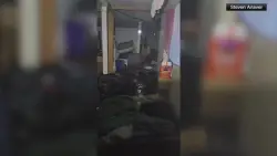 A man took videos as his home floated away with him inside in Alaska’s storms